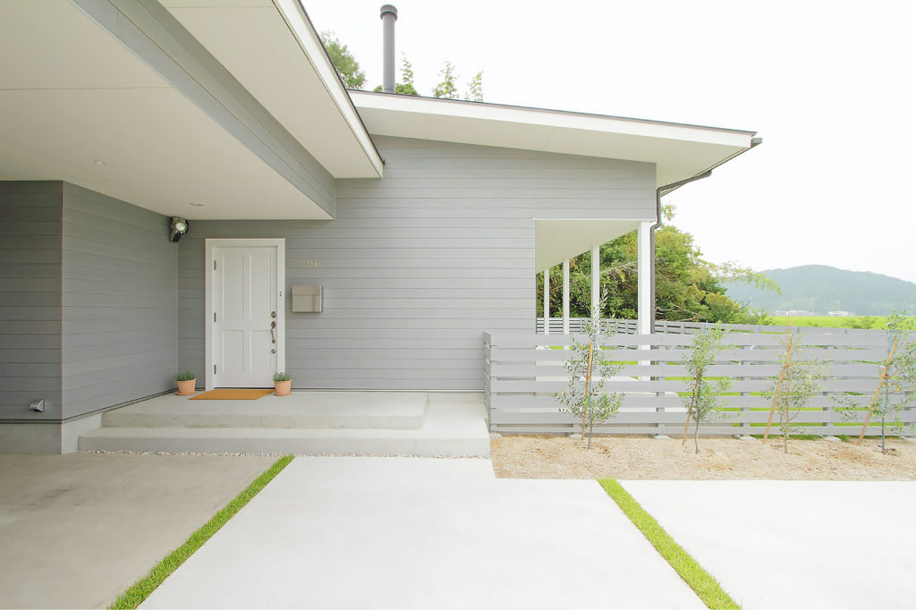 北筋の家-アプローチ