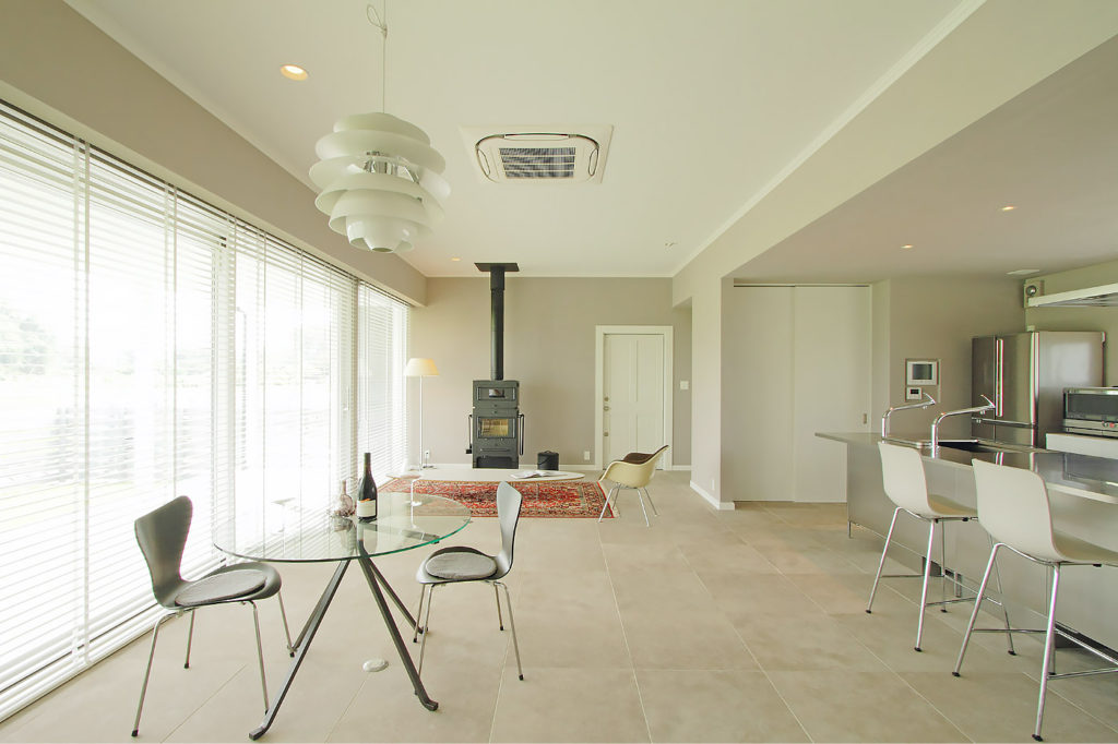 北筋の家-リビング